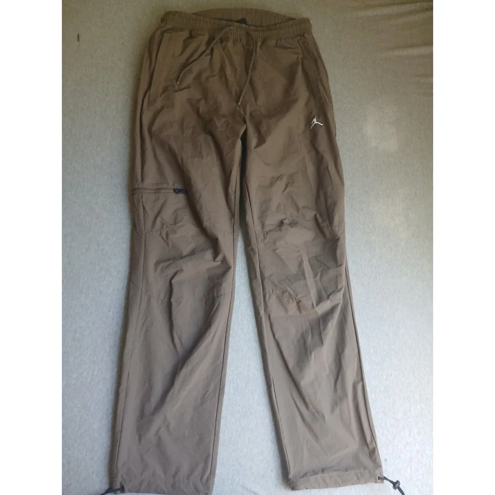 Jordan Pants Medium Mens Essential Woven Tech Casual Active Stretch Zip Pocket